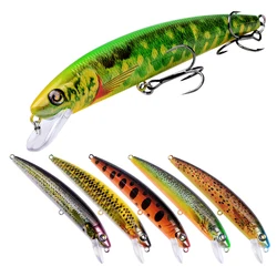 POETRYYI-señuelo de pesca Minnow de 14cm y 19g, cebo duro Artificial flotante, Wobblers, Crankbait, Lucio, anzuelos triples, aparejos