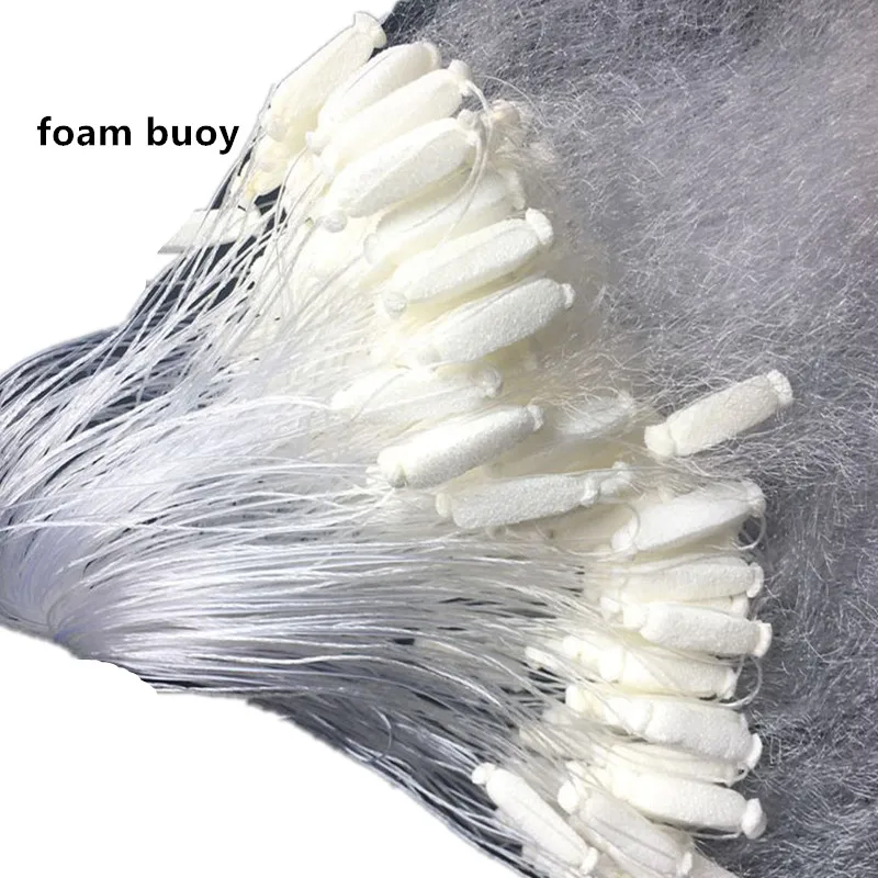 Red de pesca de hilo suave de 1 capa, profundidad de 70cm, red de enmalle, length15m-60m, monofilamento, Red de nailon, red de pesca, outdool - imagen 5