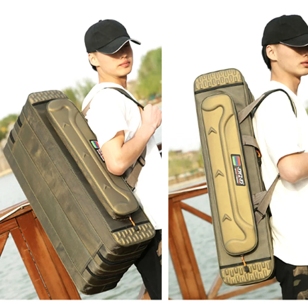Bolsas impermeables para caña de pescar, estuche de almacenamiento para carrete de pesca de 100 capas, bolsa para señuelos, mochila de gran capacidad, 80cm/90cm/120cm/3/4 cm - imagen 5