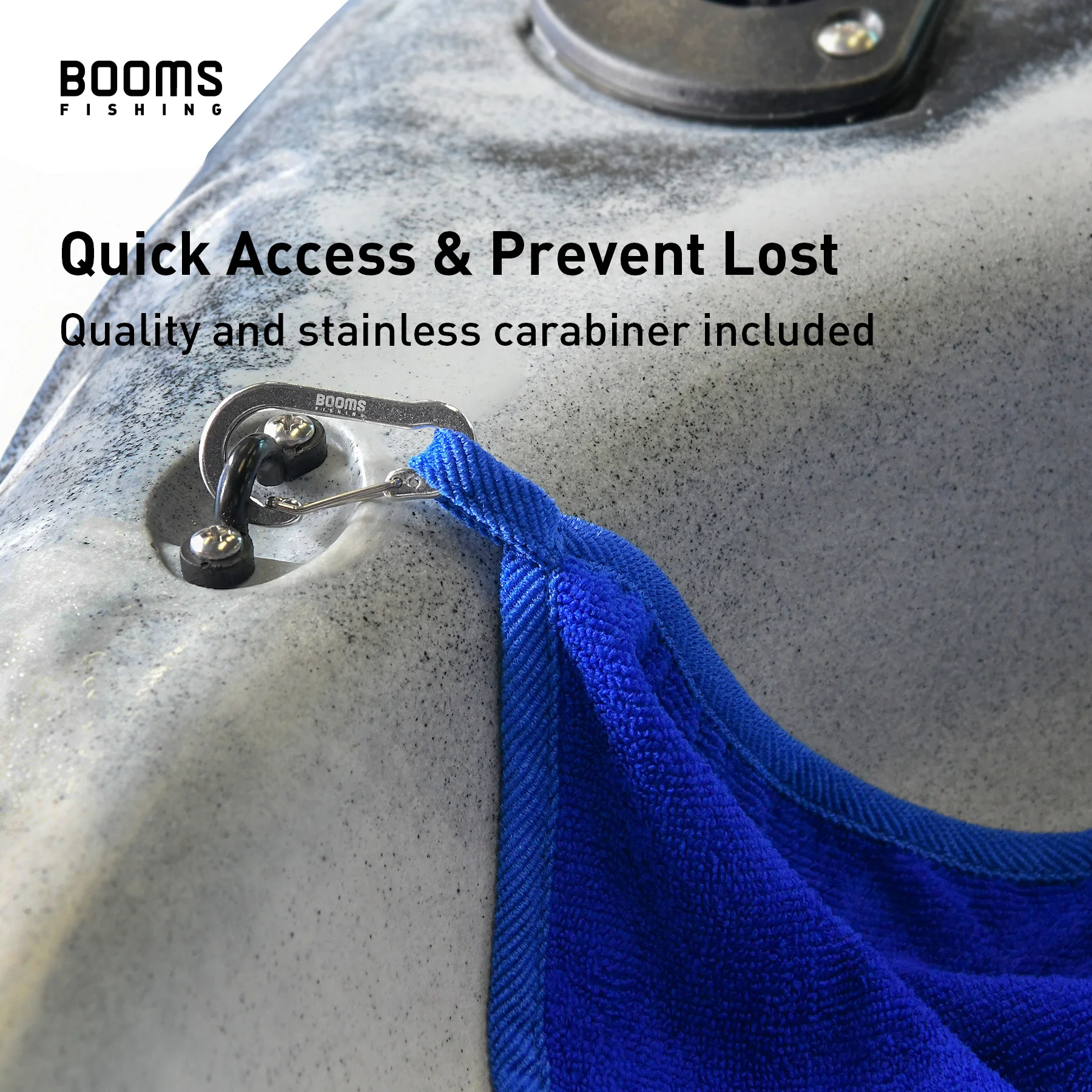 Booms Fishing B0T Toalla de pesca Ropa de microfibra Engrosamiento Antiadherente Super absorbente Deportes al aire libre Senderismo Toallita para manos Toalla - imagen 5