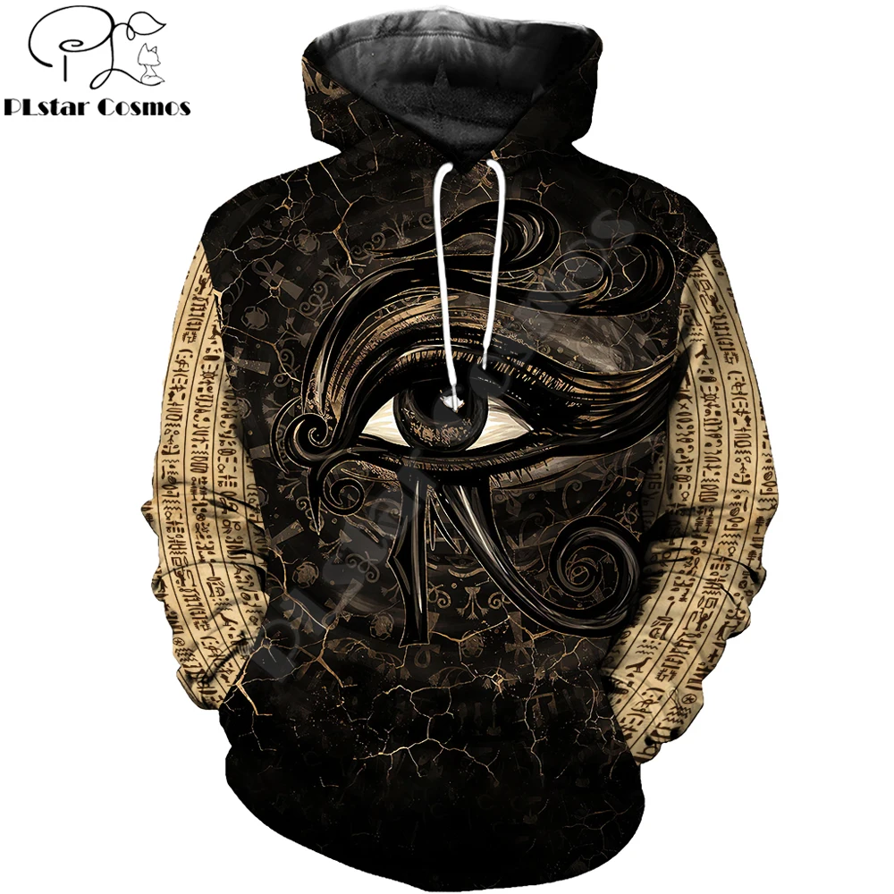 Sudadera estampado 3D Ojo de Horus para hombre – Moda Harajuku - imagen 4