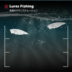 Wobblers Flotantes Transparentes – Señuelos Artificiales para Pesca