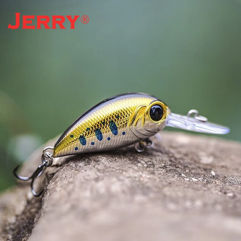 Jerry Scout Ultraligero Flotante Wobbler Buceo Profundo Cebo Artificial 38mm Crackbait Bass Pike Perch Pesca - imagen 3
