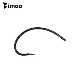 Bimoo-anzuelos de mosca seca de acero al carbono, 30 piezas, para Caddis Pupa, emergente, Klinkhamer, pupples, moscas de pesca, anzuelo de púa forjado