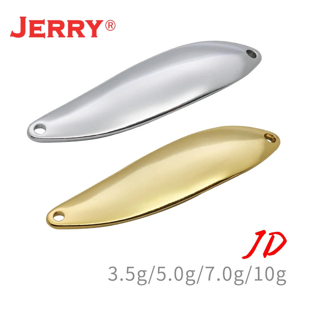 Spinner Jerry JD 10g – Cuchara blanca para trucha y lucio