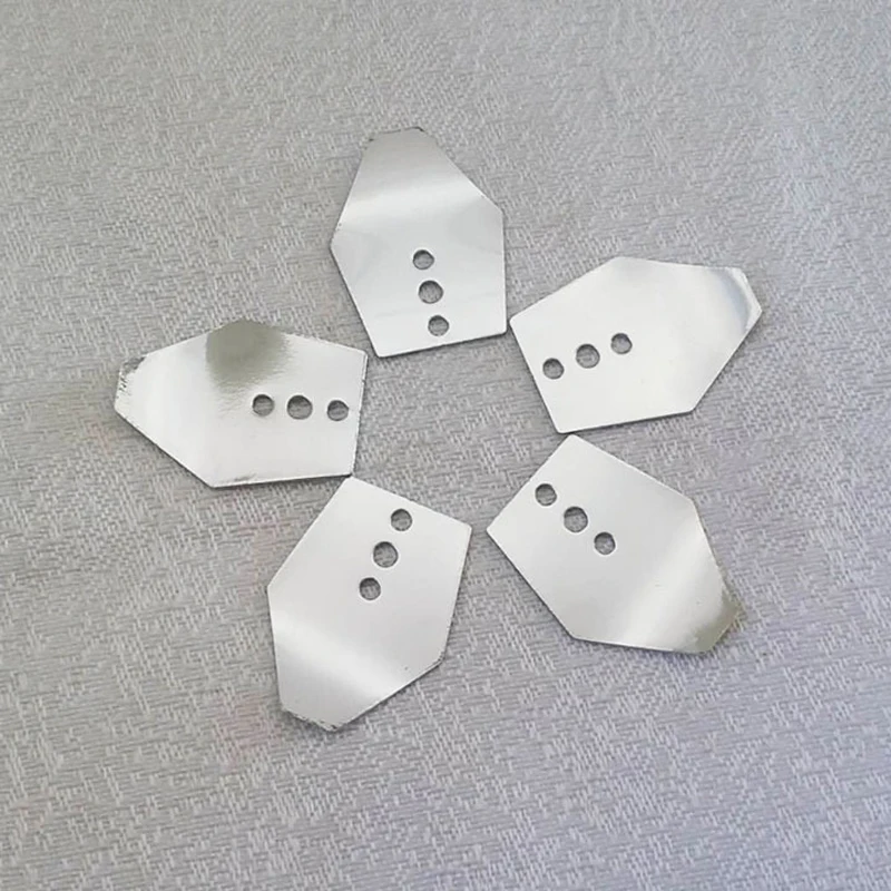 Wifreo-señuelo de pesca de Metal, hojas agitadoras para agitar cabezas de plantilla, accesorio de viberación de cebo para Señuelos de Pesca, 10 Uds. - imagen 3