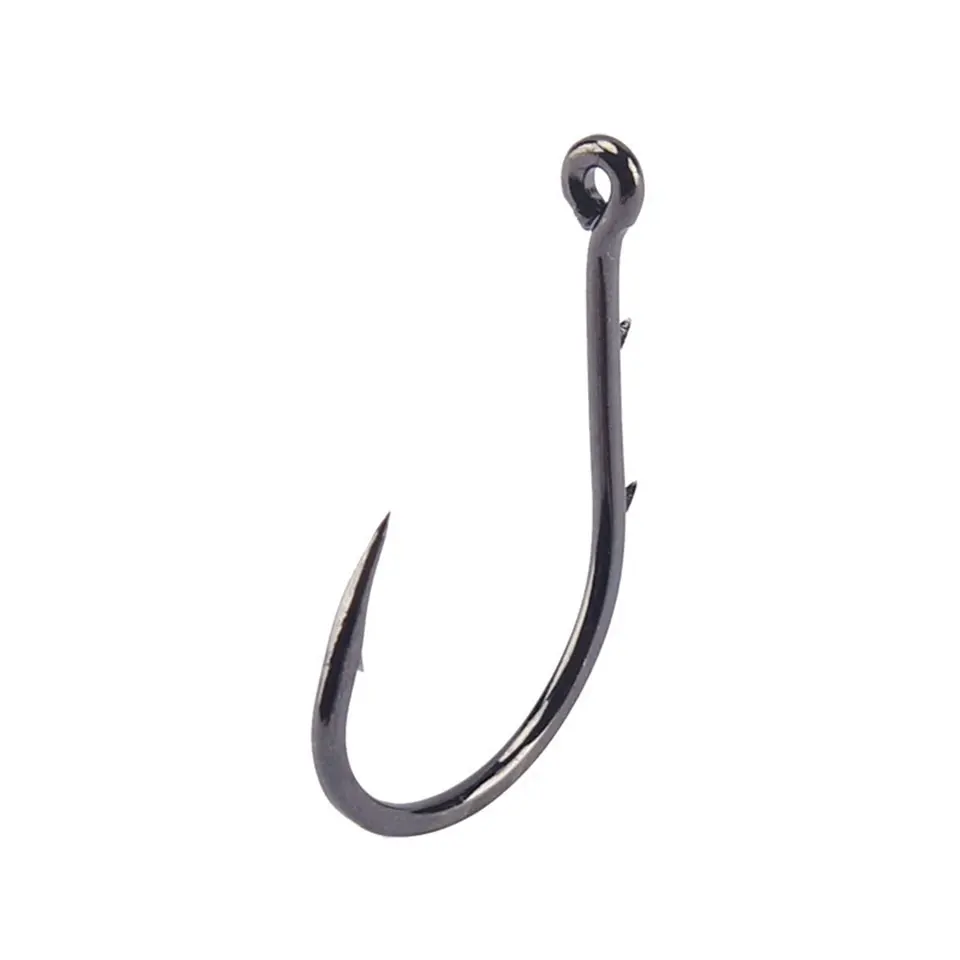 Anzuelo de pesca Mustad 10757SP Anzuelos de pesca con púas 1 # -9 #   Anzuelos de pesca con agujeros 100% originales - imagen 2