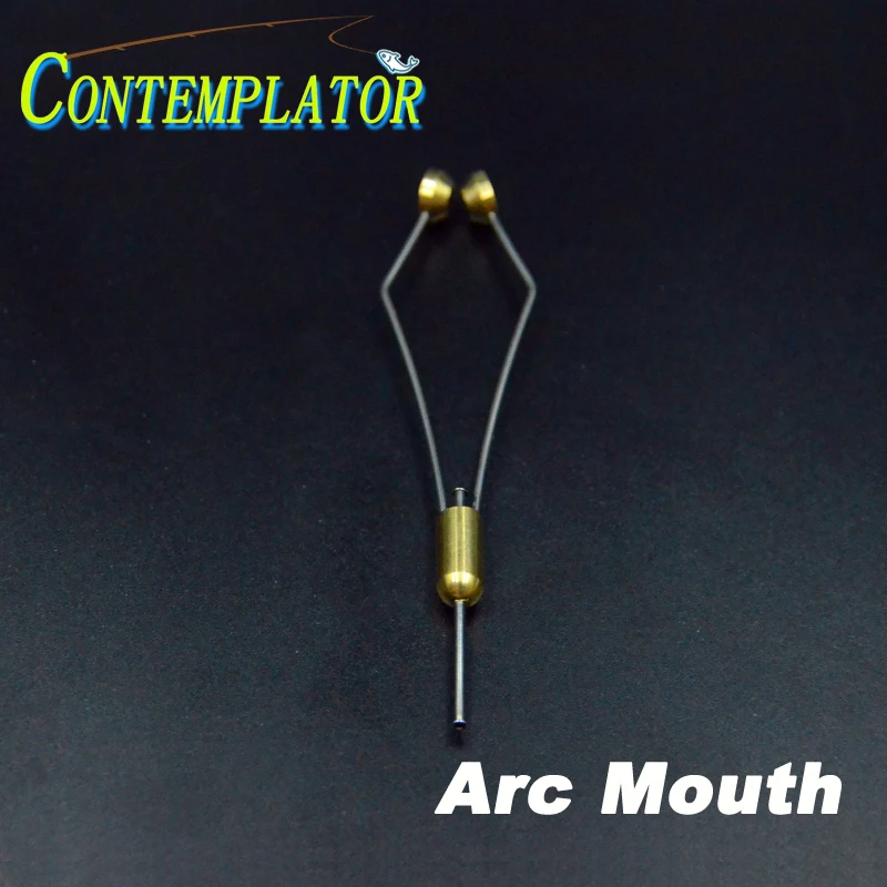 Soporte de bobina de cabeza de bala pesada, pies cónicos, boca acampanada lisa de 4,5 pulgadas, herramienta de atado de moscas, 1 pieza