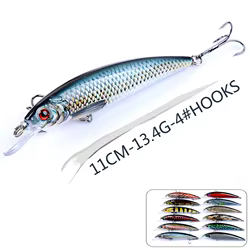 Señuelo de pesca Artificial que se hunde, accesorios, aparejos Crankbait, cebo Artificial, Wobbler duro para Lucio curricán, ojos 3d de pez