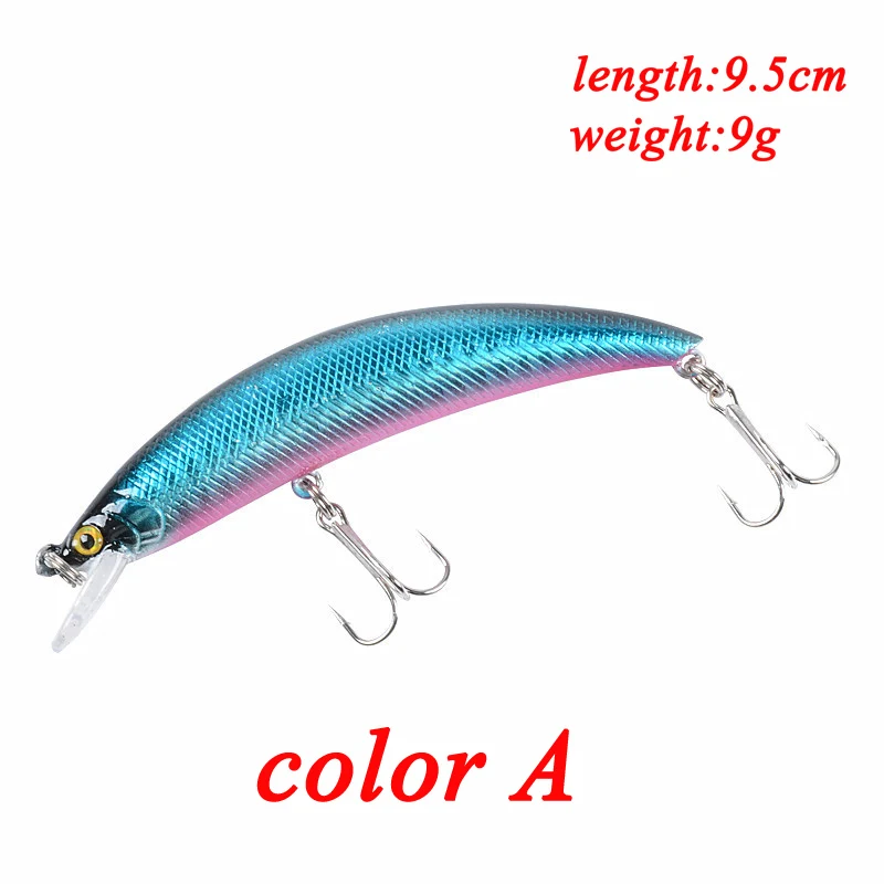 Señuelo de Pesca Popper, Crankbait Iscas 95mm/9g, Lucio Artificial, Wobblers ABS, cebo duro, aparejos de Pesca - imagen 2