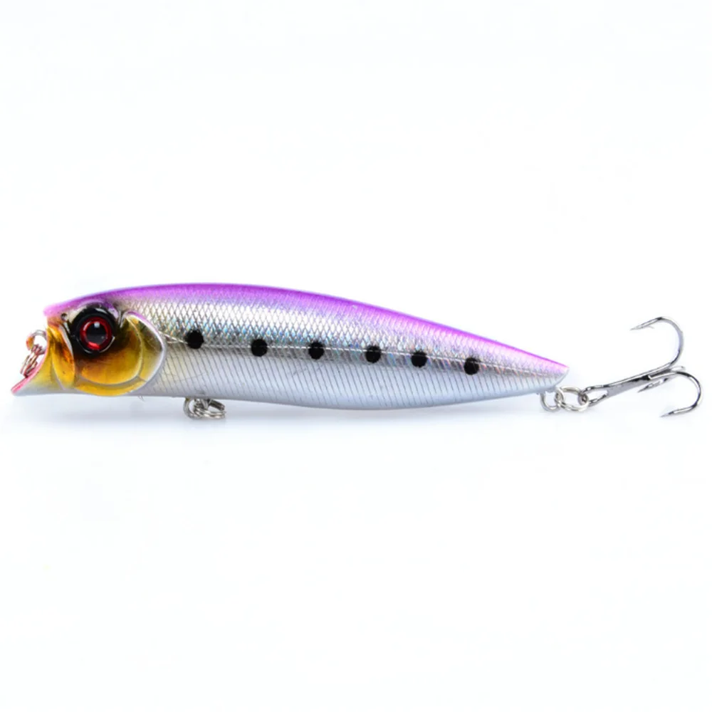 Señuelos de Pesca Popper, anzuelos duros flotantes de 9,2 cm y 11,5g, aparejos de Pesca de lubina, Isca Artificial, 1 unidad