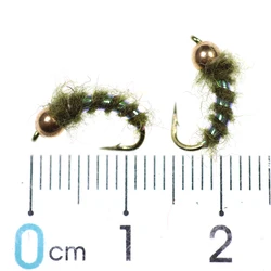 ICERIO Anzuelos mosca trucha Caddis Ninfas Stonefly Patrones