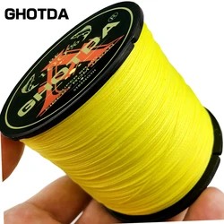 GHOTDA Línea trenzada multifilamento para carpa – 4 hebras japonesa