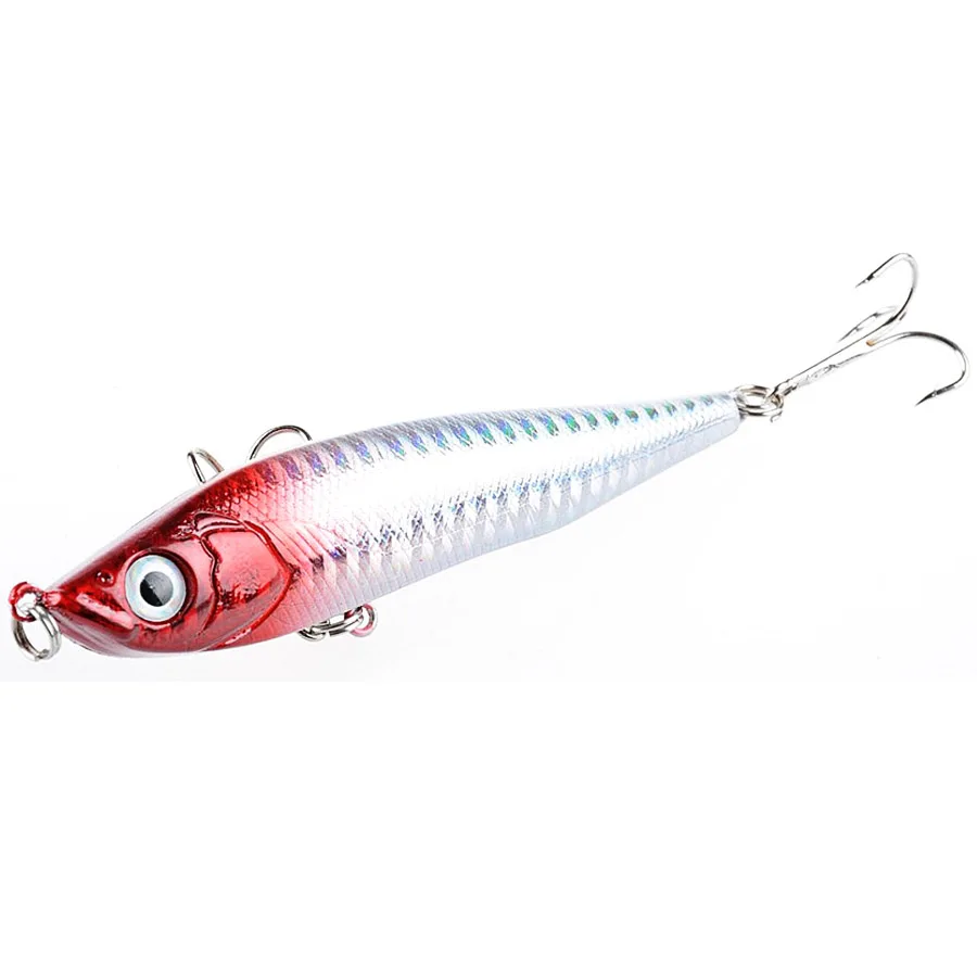 Wobblers de hundimiento para carpa de Lucio, Señuelos de Pesca Crankbaits, lápiz, cebo Artificial, aparejos de pesca Swimbait duro, 21g, 1 pieza