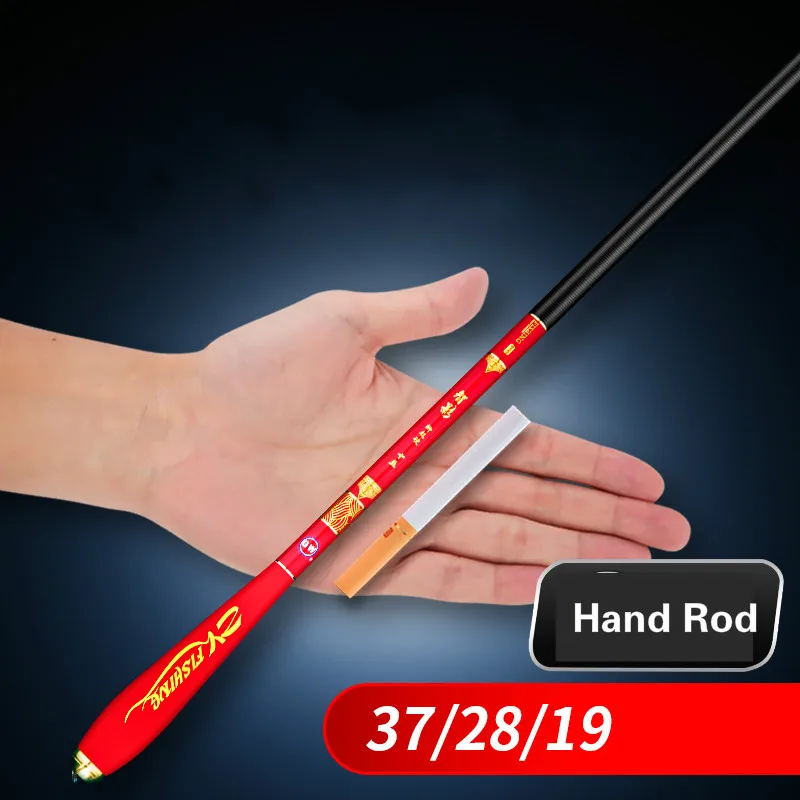 Caña De pescar De fibra De carbono, aparejo De Pesca De carpa, 2,7 m-6,3 m, 37/28/19 Tune Peche En Mer - imagen 3