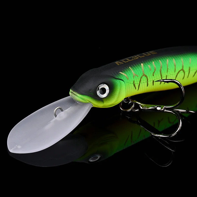 ALLBLUE EXPLORER-señuelo de pesca flotante, cebo Crankbait, Crankbait, Pike Crankbait, profundidad 4-120M, 4,5 MM, 31G, 120F Trolling Wobbler - imagen 4
