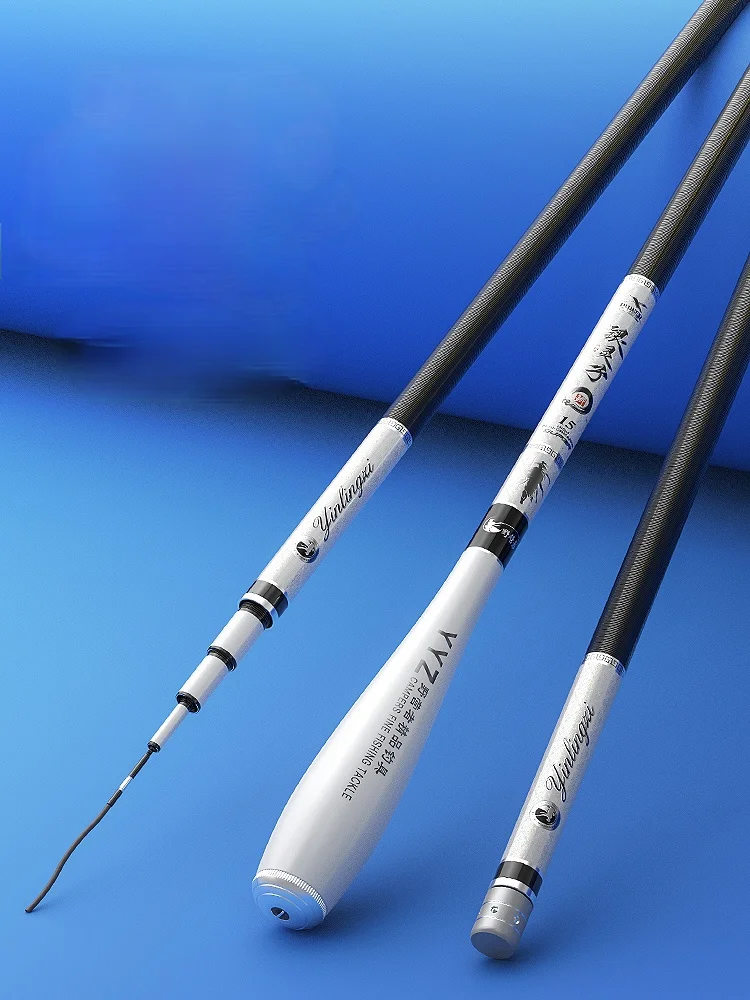 Caña De pescar De fibra De carbono, caña De pescar De 2,7 m-6,3 m, 37/28 Tonalty, dura, Pesca De Taiwán, carpa - imagen 2