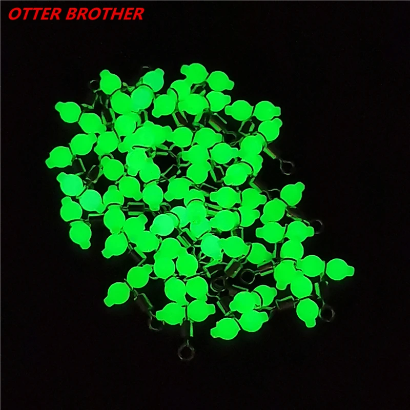 Conector giratorio de Pesca de 3 vías, Accesorio luminoso de alta calidad, 20 unids/lote - imagen 2