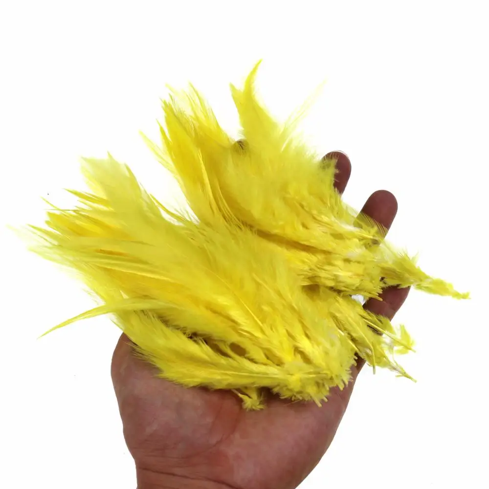 Bimoo 50 Uds. Sillín para atar moscas, gallo Hackle, pluma de gallo, tubos grandes para moscas de agua salada, Material para atar moscas Steelhead Trou - imagen 5