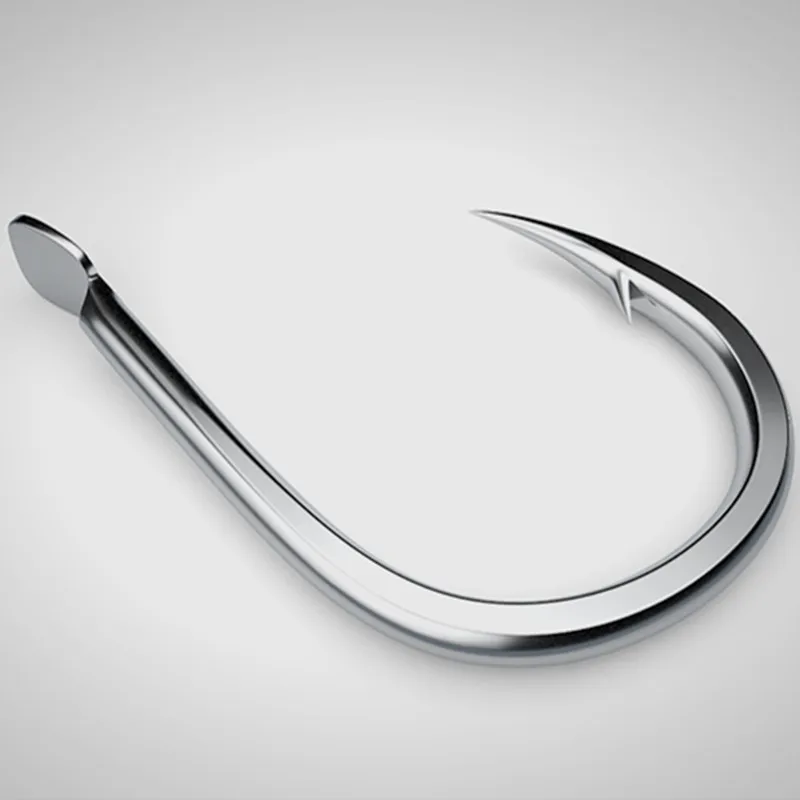 50 Uds gancho de pesca de acero de alto carbono Pequeña roca gancho afilado y púas 1-14 # carpa pesca abordar - imagen 5