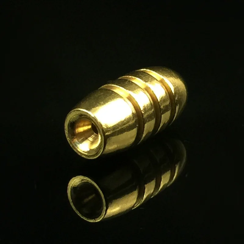 Lote de 5 unidades de ganchos de plomo de cobre, accesorio de pesca de bala afilada, peso de 1,8/3,5/5/7/10g - imagen 4