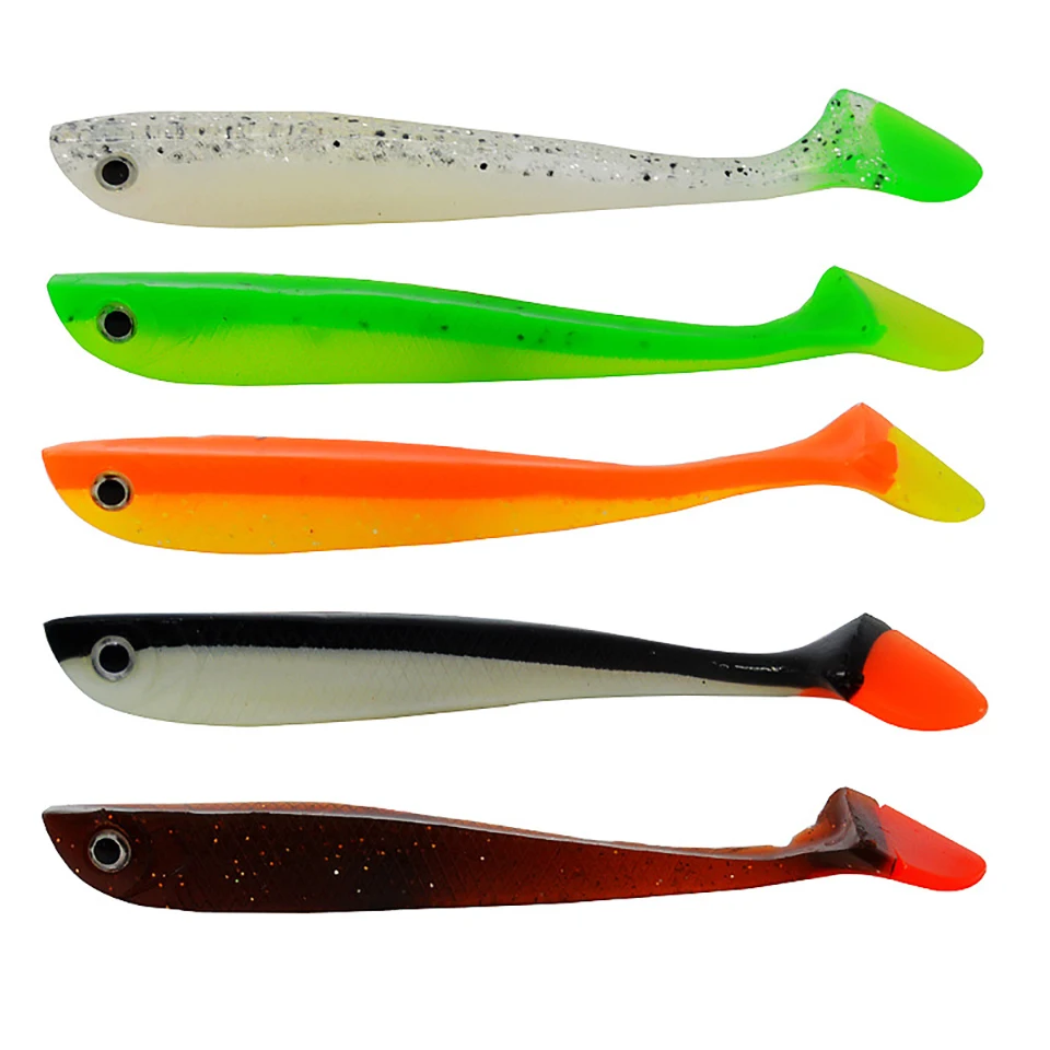 4 unids/lote 110mm/6g de señuelo de pesca de cebo Swimbait Atificial cebos de pesca de Pesca de Mar aborda Wobblers cebos blandos - imagen 2