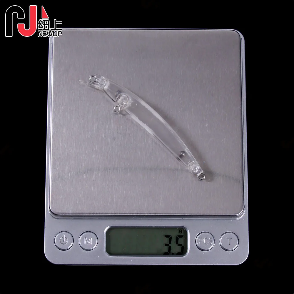 Cebos en blanco de manivela, Señuelos de Pesca de pececillos, cuerpos de señuelos sin pintar, cebo duro, aparejos de pesca sin pintar, 10 piezas, 8cm, 5g - imagen 3