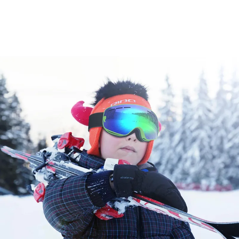 Mosodo chico gafas de esquí antiniebla gafas de nieve protección UV400 OTB Snowboard gafas polarizadas para niños niños niñas - imagen 3