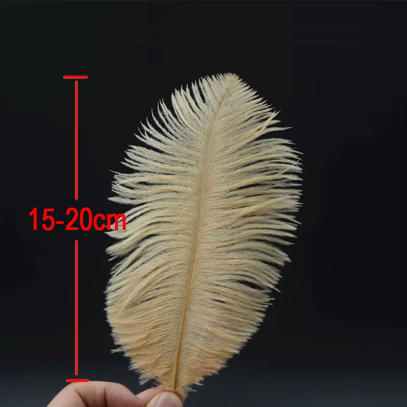 CONTEMPLATOR, 10 Uds., plumas de avestruz para serpentinas Scuds, plumas para atar moscas, 10 colores opcionales, colas para envolver cuerpos de avestruz - imagen 3