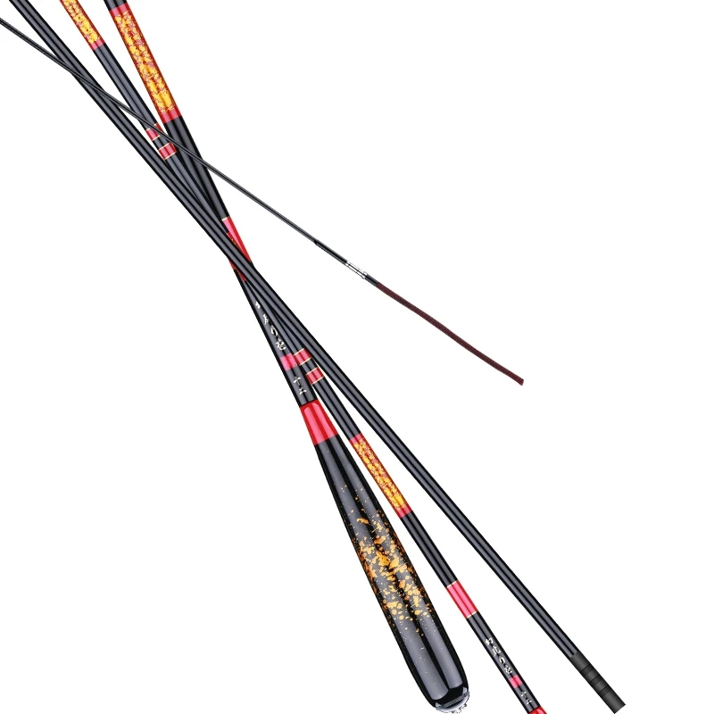 Caña De pescar telescópica De fibra De carbono, alimentador manual Olta para carpa, aparejos De Pesca, taiwán, 2,7 m-4,8 m - imagen 2