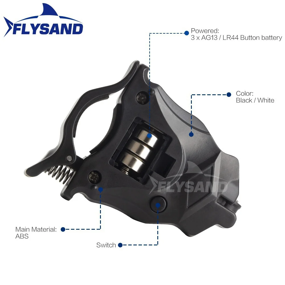 FLYSAND-alarmas de picadura de pesca, indicador electrónico sensible de alarma de pesca, zumbador para exteriores, alerta de picadura de pescado, herramienta de pesca - imagen 3