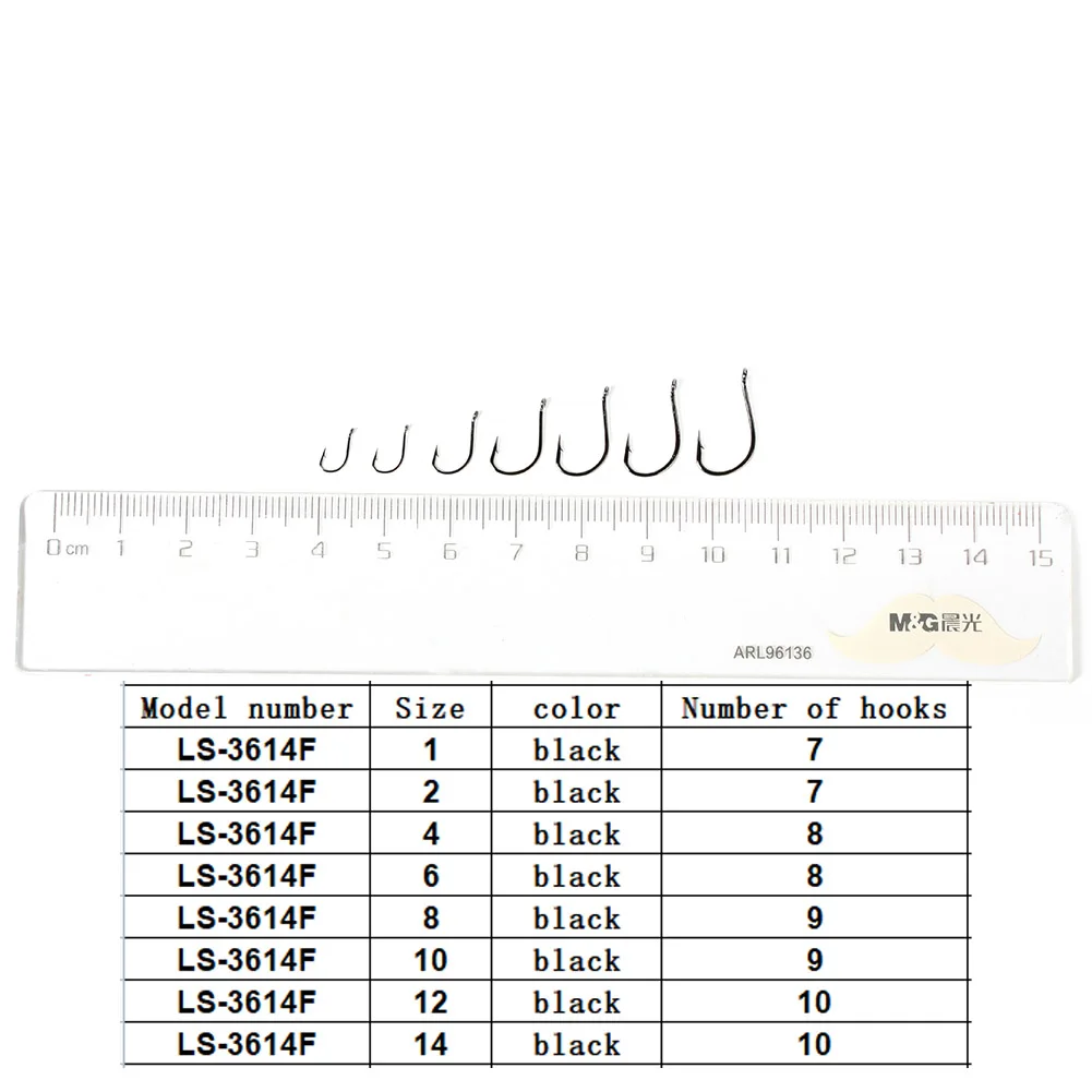 Anzuelos de pesca de Calamar de LS-3614F, anzuelos de asistencia de Japón, anzuelos circulares de pesca para peces, anzuelos de pesca de agua salada, plantilla de mar - imagen 4