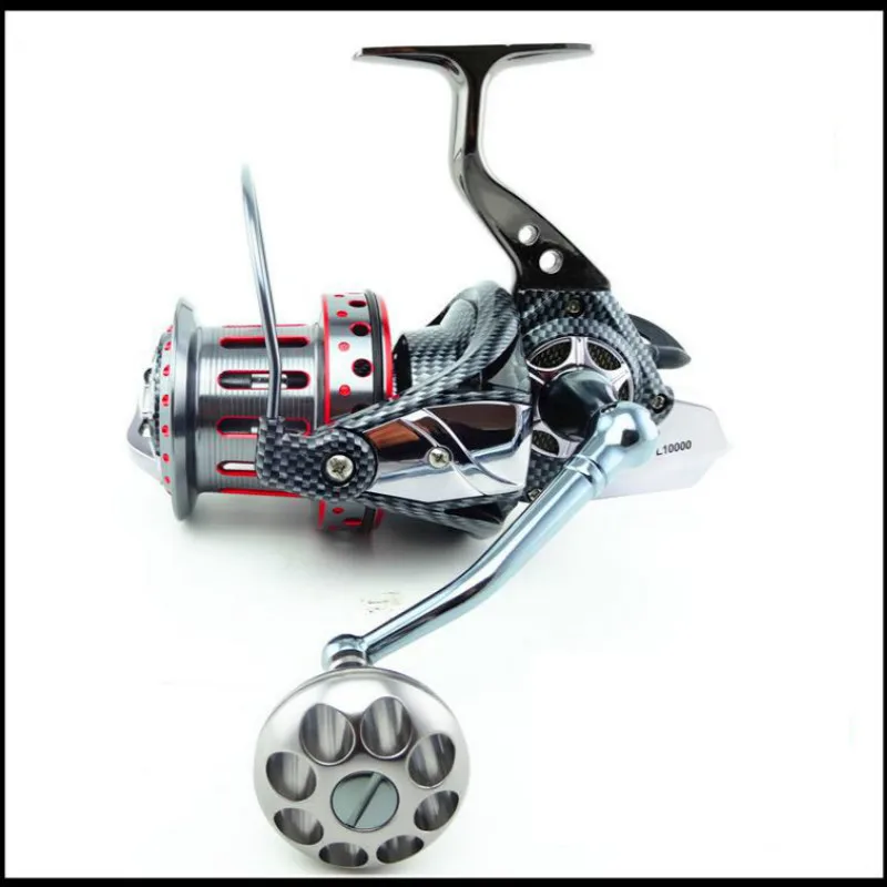 Carrete De Pesca en roca 8000: 1, 10000s, 12000s, 11BB, doble carrete, Ratio De engranaje, giratorio, rueda para Pesca De carpa - imagen 3