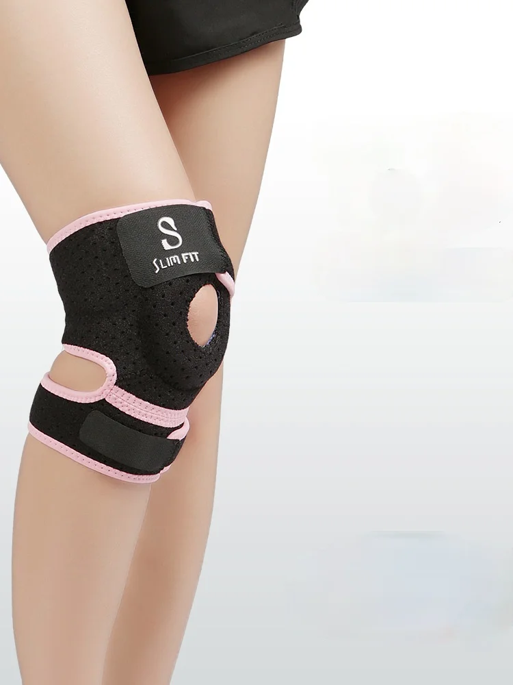 Rodilleras con cinturón para rótula, rodillera deportiva, cuerda para saltar, correr, lesiones de menisco, equipo de protección para articulaciones de Montañismo - imagen 2