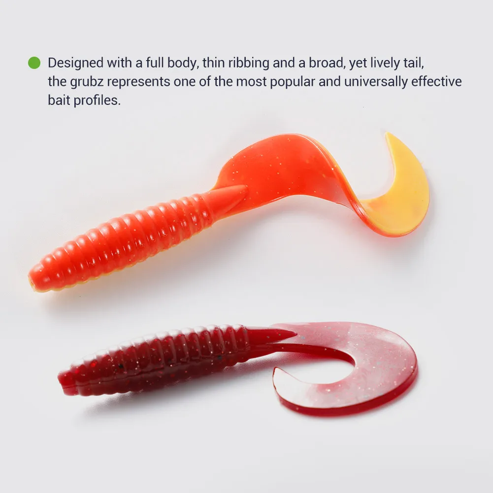 Señuelos de vinilo Bassland – Larva para lucio y jigging - imagen 3