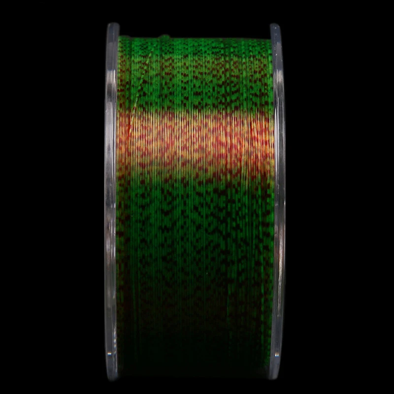 220 metros línea manchada monofilamento nailon revestimiento de fluorocarbono línea de pesca línea de camuflaje de Japón línea de carpa moteada invisible - imagen 5