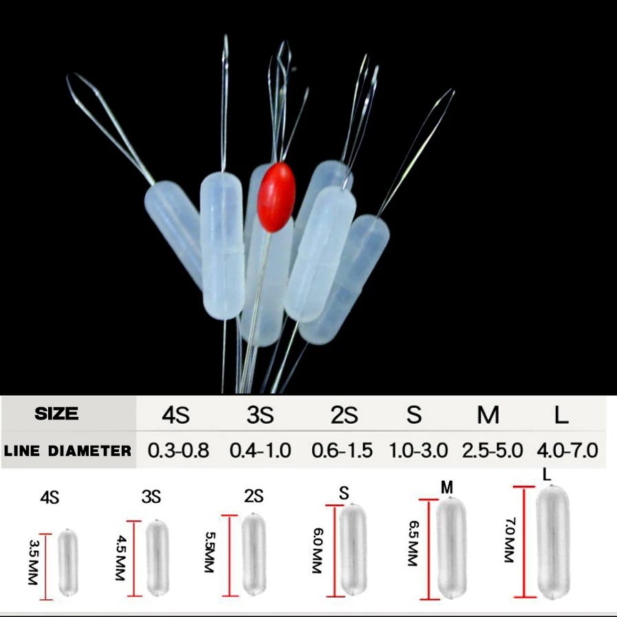 GHOTDA-Conectores de Clip giratorios para pesca, 5 Juegos, 40 piezas - imagen 5