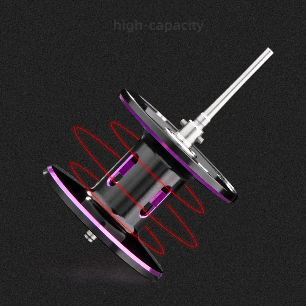 Carrete de pesca eléctrico con pantalla Digital de Metal, rueda de Baitcasting recargable con freno magnético de 9 engranajes, equipo de pesca giratorio - imagen 4