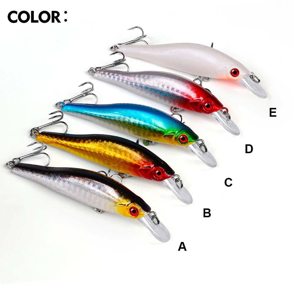 VALHALLA-señuelo de Pesca Artificial, cebo duro de 9,8 cm-11,5g, Wobbler Bass Minnow, con ganchos Isca, Pesca de curricán, 1 unidad/5 piezas - imagen 5