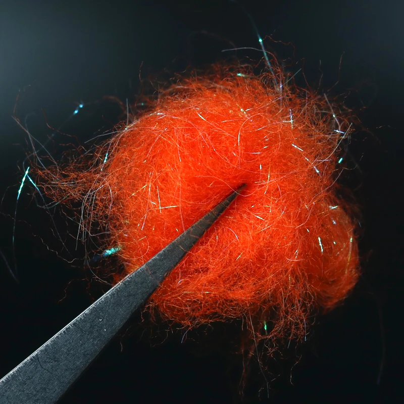 ICERIO 2 bolsas de dobladillo de púas de varios colores, Material de atado de moscas Nymph Dub para trucha, moscas, señuelos, camarones, fabricación de moscas - imagen 4