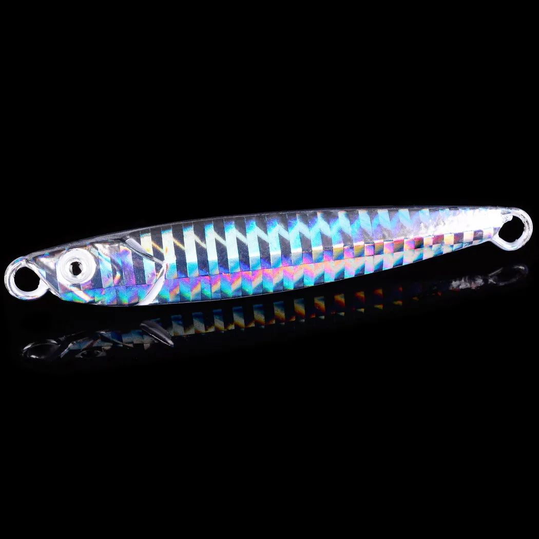 Mini señuelo de Metal para Pesca, cebo Artificial de fundición a tierra, para Jigging, cuchara de agua salada, aparejos de Pesca, 5g, 8 piezas - imagen 5