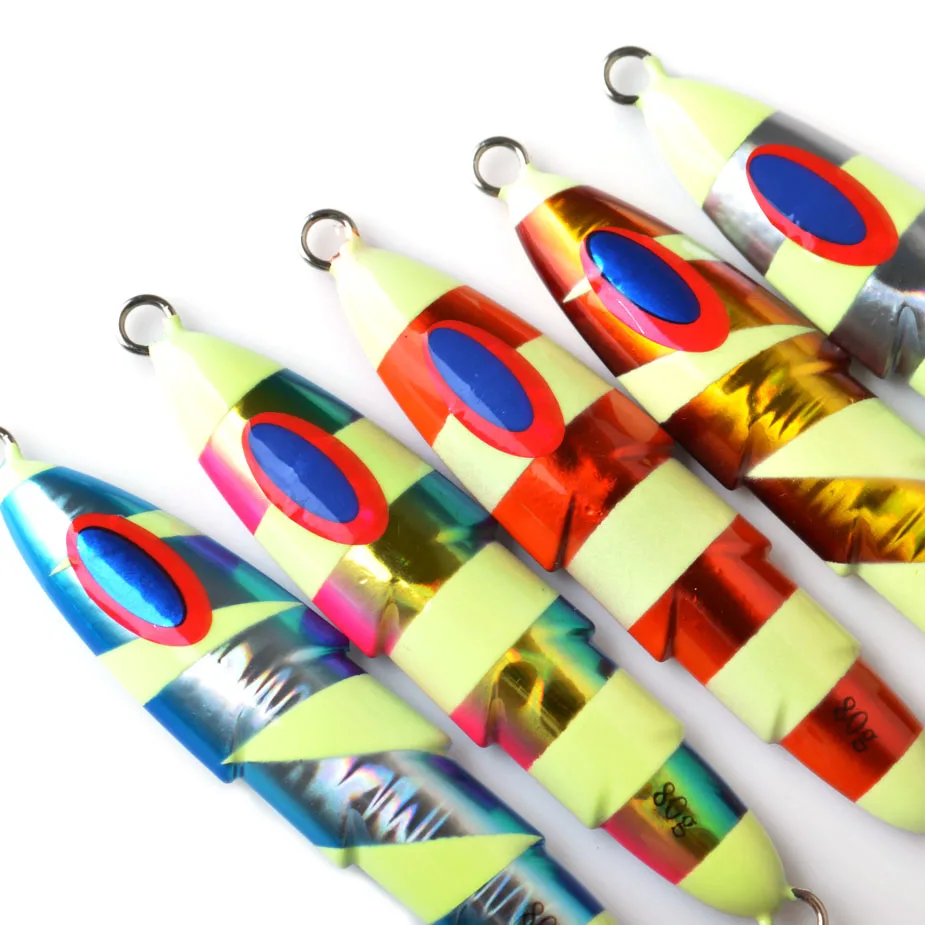 Jig de metal de paso lento luminoso para agua salada - imagen 4