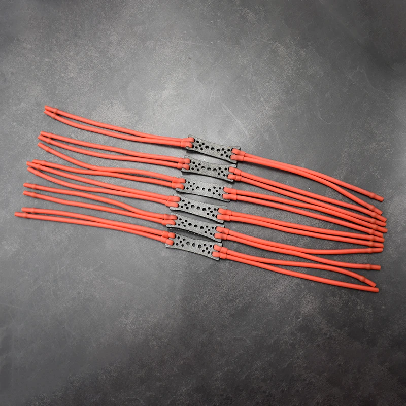 Banda de goma para tirachinas de 3 piezas/6 piezas, tubo de látex redondo, elástico, para deportes al aire libre, accesorios de disparo de catapulta - imagen 5