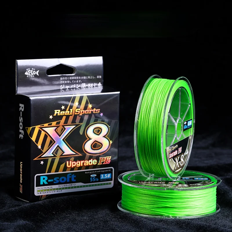 Sedal trenzado de 8 hebras para Pesca, hilo de pescar de PE de 120m, multifilamento suave para lanzamiento lejano, Accesorios de Pesca de Mar, 2 uds. - imagen 2