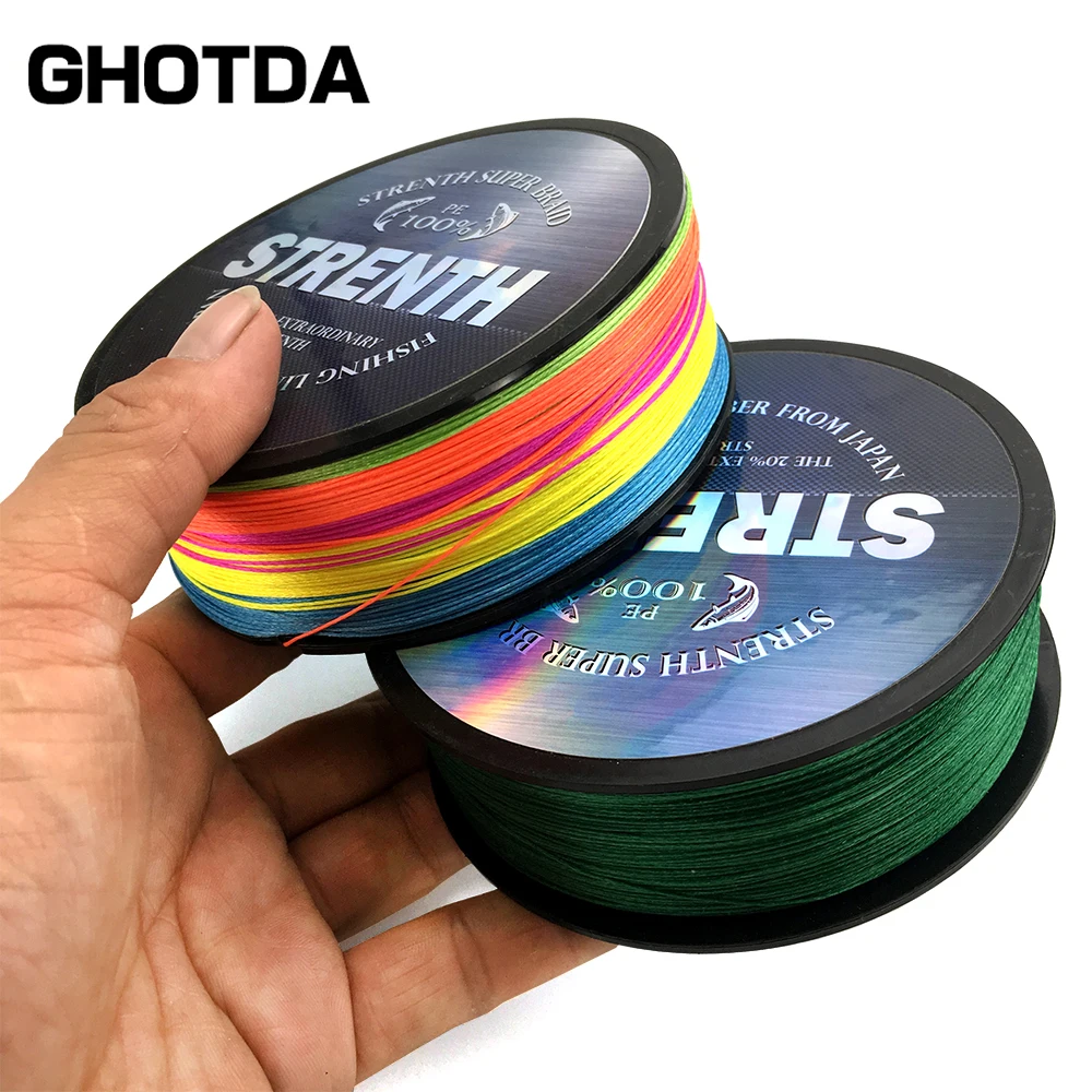 Hilo de pesca trenzado de 9 hebras, 8 hebras, 4 hebras, 100M, 150M, 300M, PE, azul, tejido para pesca de carpa en agua salada - imagen 5