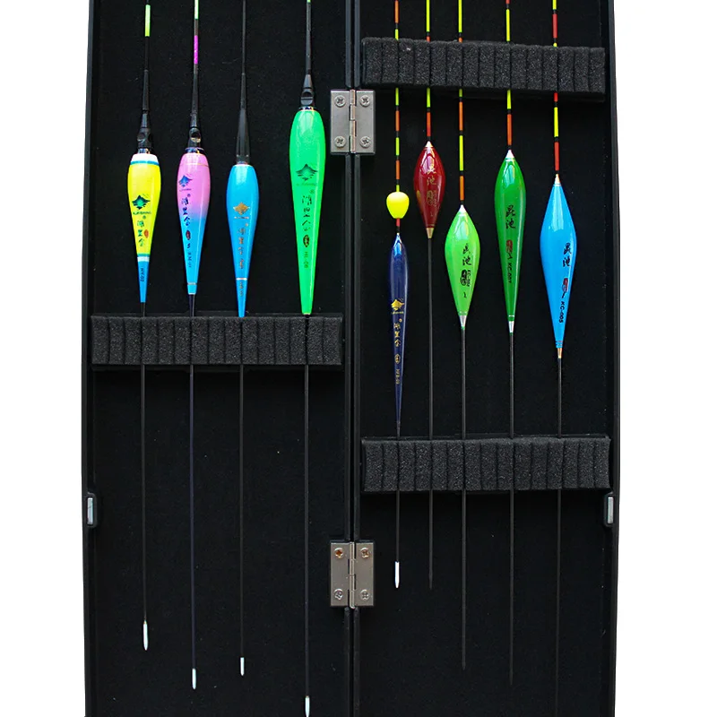 WLPFISHING 9 unids/lote (incluida caja) flotadores de pesca Sensor de gravedad luz nocturna eléctrica flotadores luminosos Bobbers de pesca de verano - imagen 2