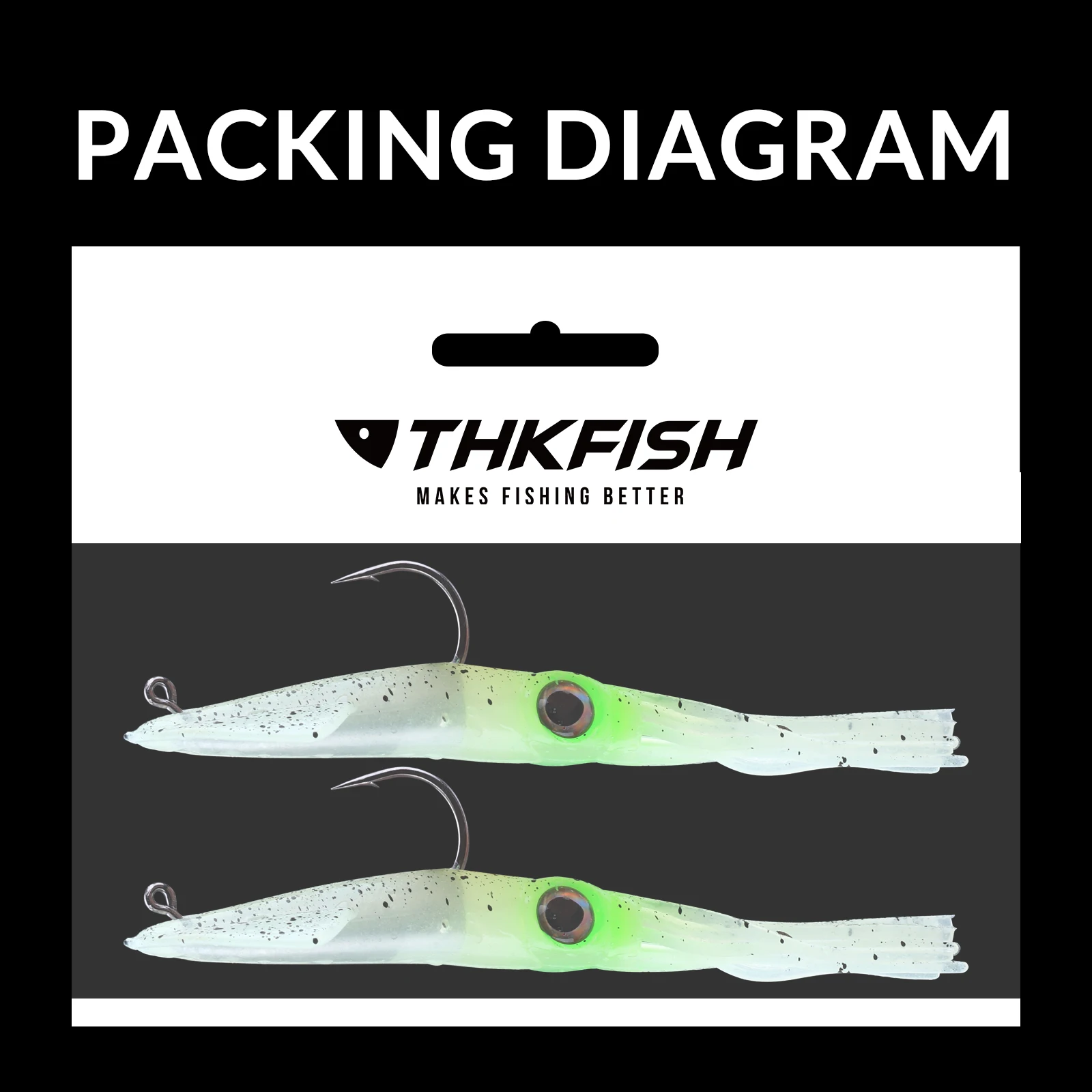 Señuelos blandos de calamar con anzuelo, plantilla de calamar UV luminosa, cebo suave para agua salada, 36g, señuelo de pulpo, pesca Trolling, Wobbler, 2 uds. - imagen 5