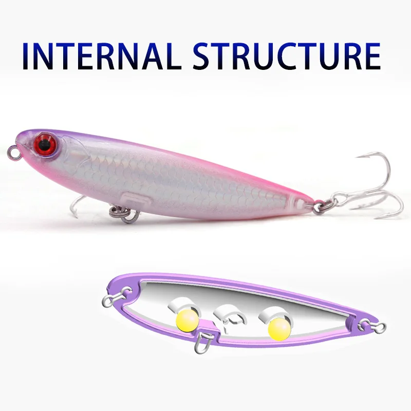 Wondershot-señuelo de pesca D03 100, de alta calidad, 85mm/2020mm, señuelo de pesca Topwater, cebo vobbler, Wobblers para peces Crankbait - imagen 4