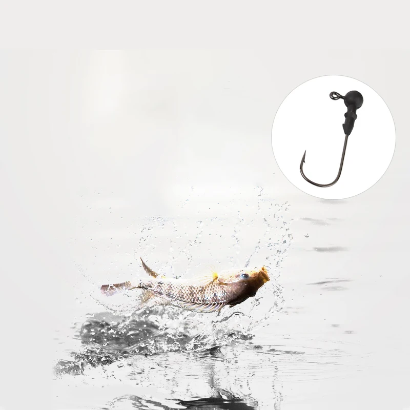 Mosodo-anzuelos de pesca de tungsteno, señuelo de cabeza plomada, 1.8g3.5g5.3g7.2g, ganchos de manivela de tungsteno, Lucio, Swimbait, accesorios - imagen 5