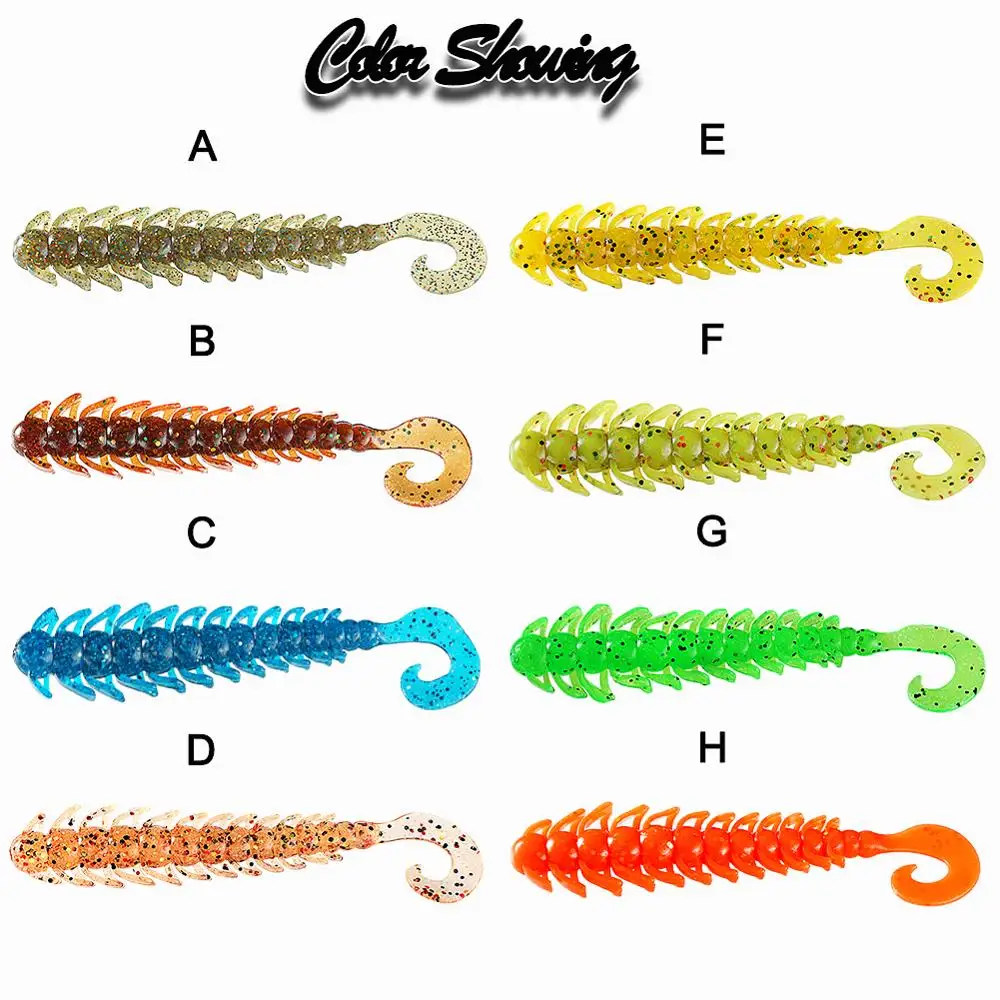 SUNMILE-señuelo de pesca suave, cebo Artificial de silicona, 110mm/6g, Leurre Souple Shad Wobbler - imagen 5